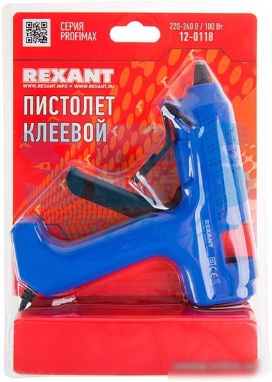 Термоклеевой пистолет Rexant 12-0118