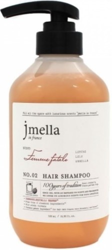 Шампунь Jmella In France Femme Fatale Hair Shampoo личи, лилия, ваниль 500 мл