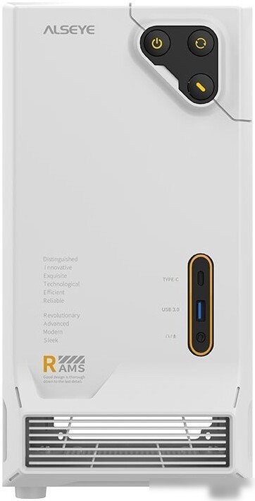 Корпус ALSEYE RAMS 1.0 Type-C (белый)