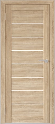 Межкомнатная дверь Юни Бона 01 80x200 (дуб сонома/стекло белое)