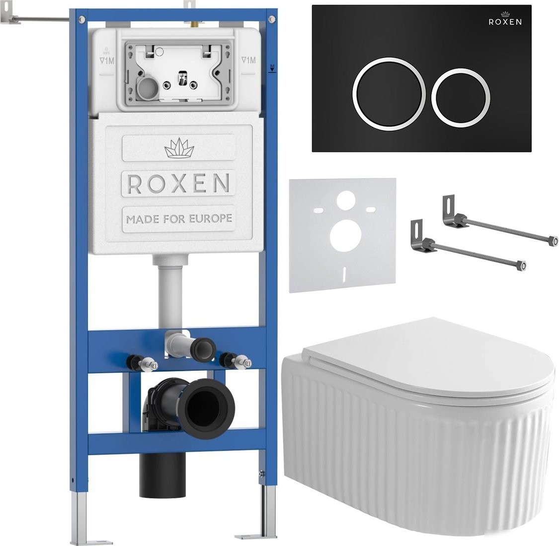 Унитаз подвесной Roxen StounFix Dual Fresh 968231