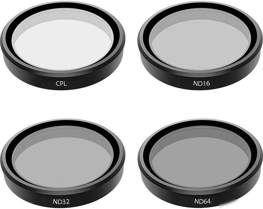 Набор аксессуаров Zarrumi Filter Set D5 для DJI Osmo Actio 5 Pro, 4