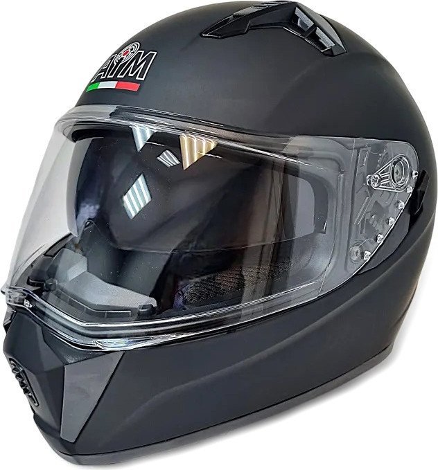 Мотошлем AIM JK320 320-008-XXL (XXL, черный матовый)