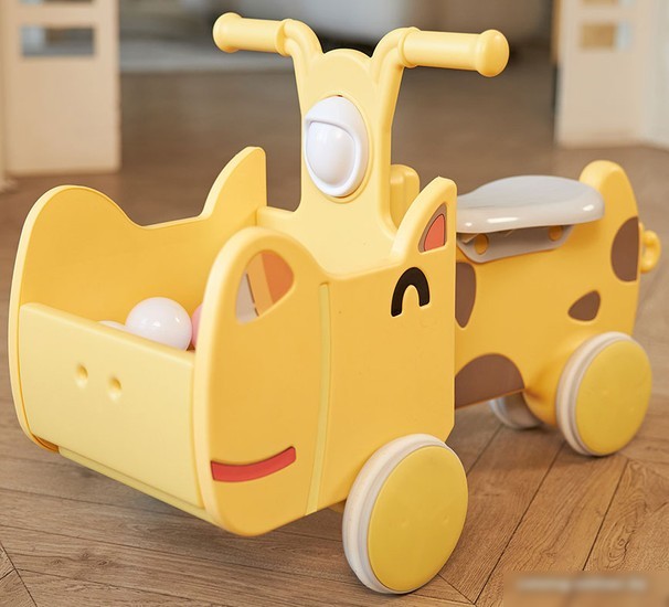 Каталка UNIX kids Hippo Yellow