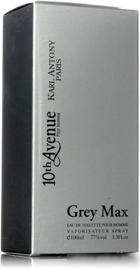 Туалетная вода Jean Jacques Vivier 10th Avenue Grey Max EdT (100 мл)
