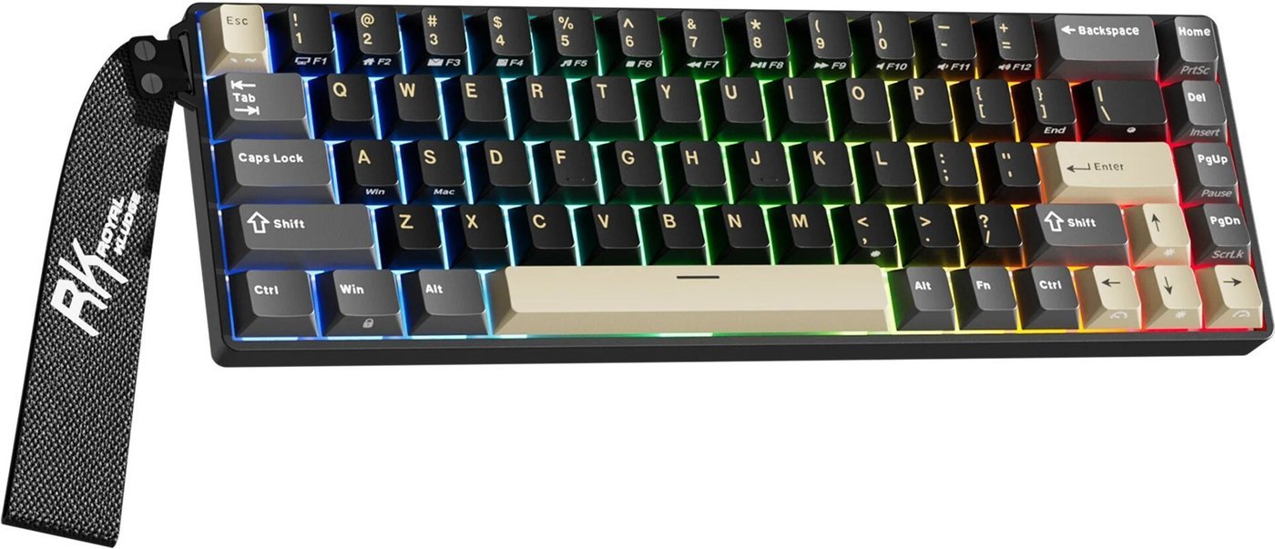 Клавиатура Royal Kludge RK68 HE Phantom (RK Mint)