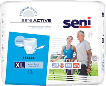 Трусы-подгузники для взрослых Seni Active Extra Large 4 (10шт)