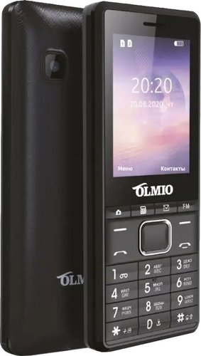 Кнопочный телефон Olmio A25 (черный)