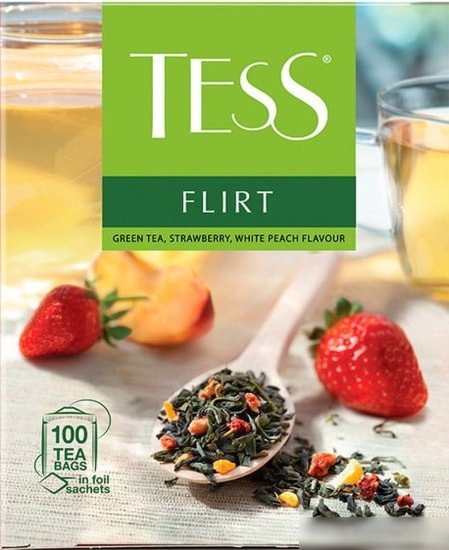 Зеленый чай Tess Flirt 100 шт