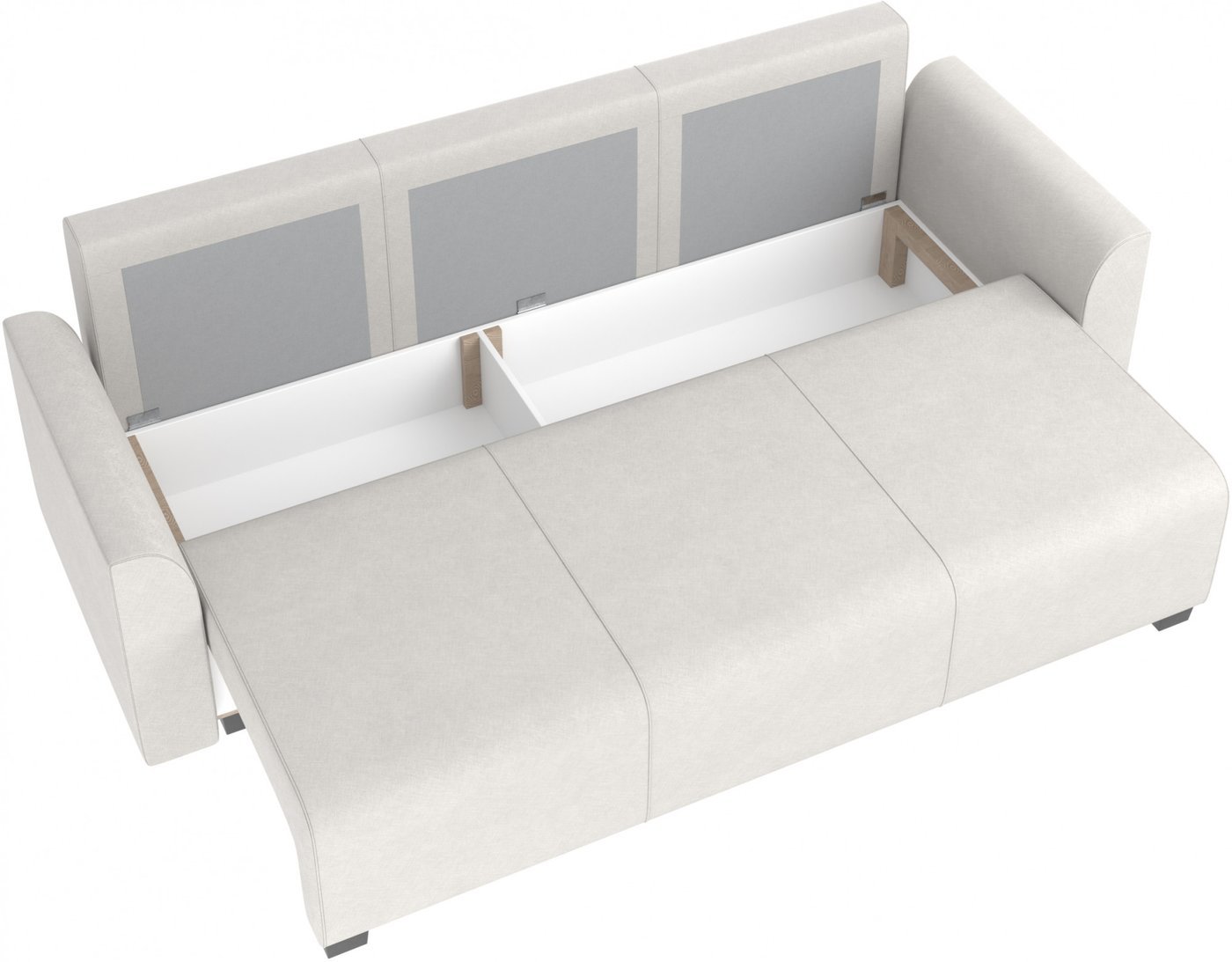 Диван Mio Tesoro Садетта SB3 (Nordic 1 Ivory)