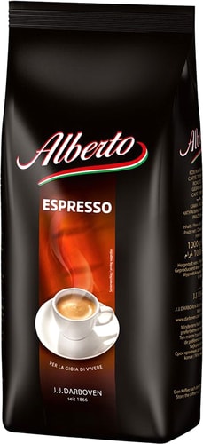 Кофе J.J.Darboven Alberto Espresso в зернах 1000 г