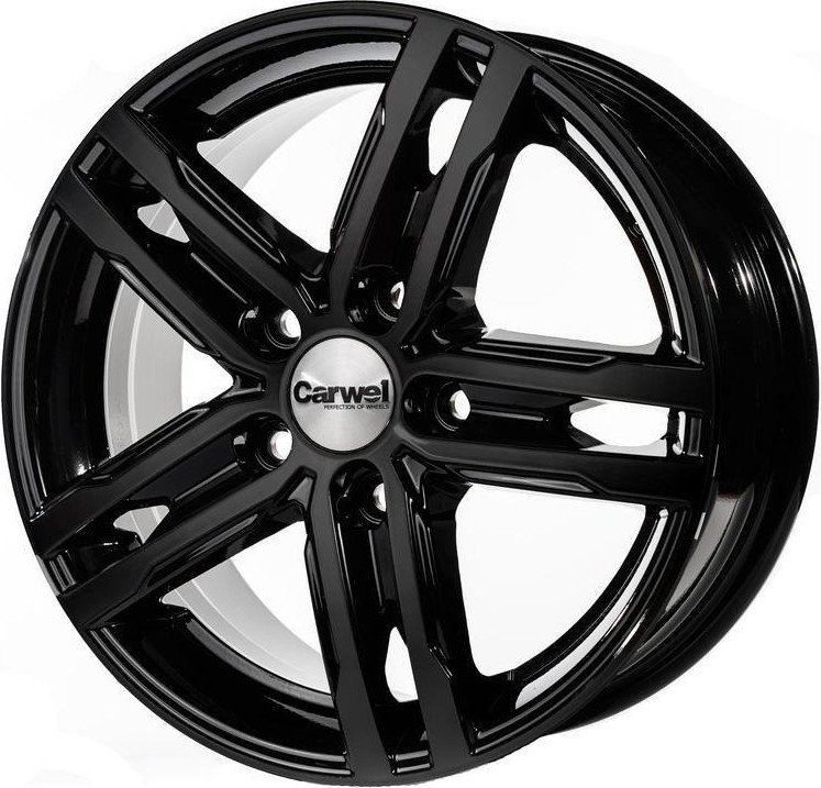 Литые диски Carwel Волго 208 15x6" 4x100мм DIA 60.1мм ET 40мм BK