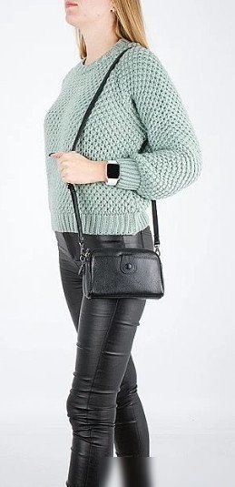 Женская сумка Poshete 886-88085-BLK (черный)