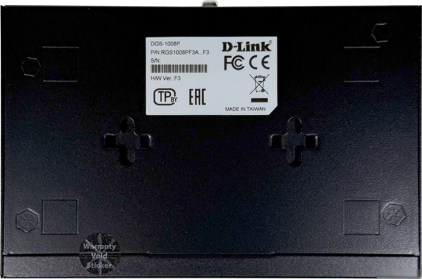 Неуправляемый коммутатор D-Link DGS-1008P/F3A