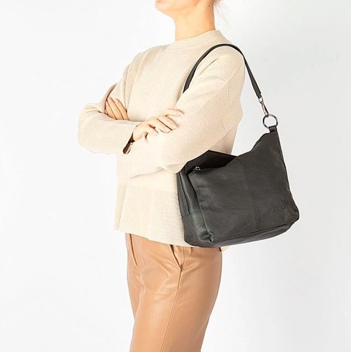 Женская сумка Poshete 921-1219-BLK (черный)