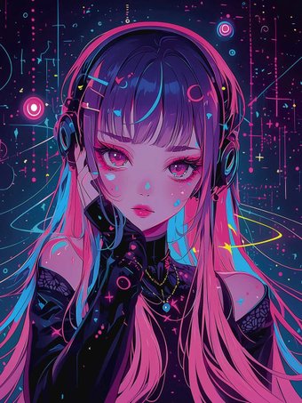 Алмазная мозаика Феникс+ Диско-аниме 68626