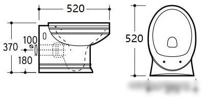 Унитаз CeramaLux 2021