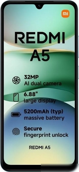Телефон Xiaomi Redmi A5 4GB/128GB международная версия (океанический синий)