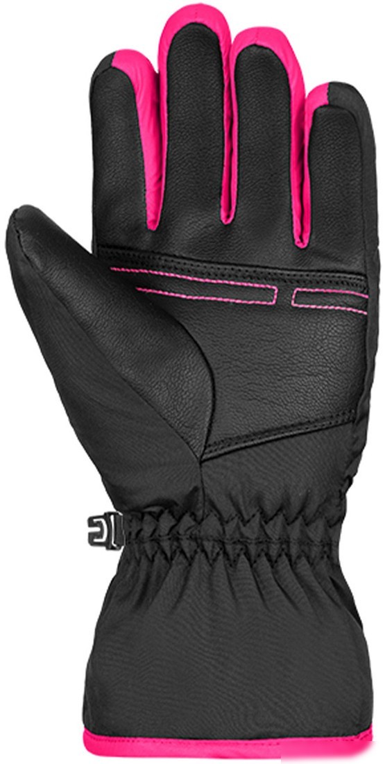Горнолыжные перчатки Reusch Alan Junior 6361115-7003 (р-р 6, Blck/Blck/Pink Glo)