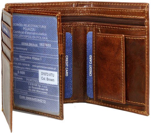Портмоне Cedar Buffalo Wild D1072-VTU (черный)