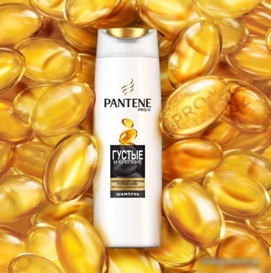 Pantene Шампунь Густые и крепкие для тонких и ослабленных волос 400 мл