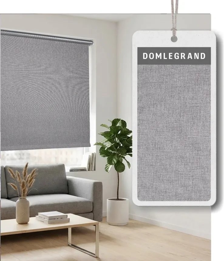 Рулонные шторы Legrand Блэкаут Норд 47x175 58156743 (темно-серый)