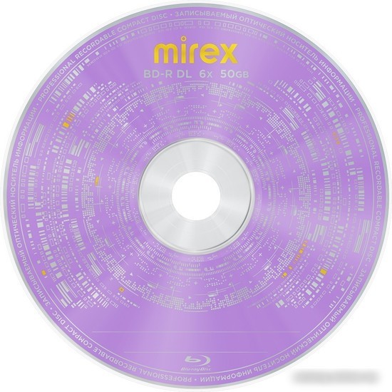 BD-R диск Mirex 50Gb 6х UL141006A6S (1 шт.)