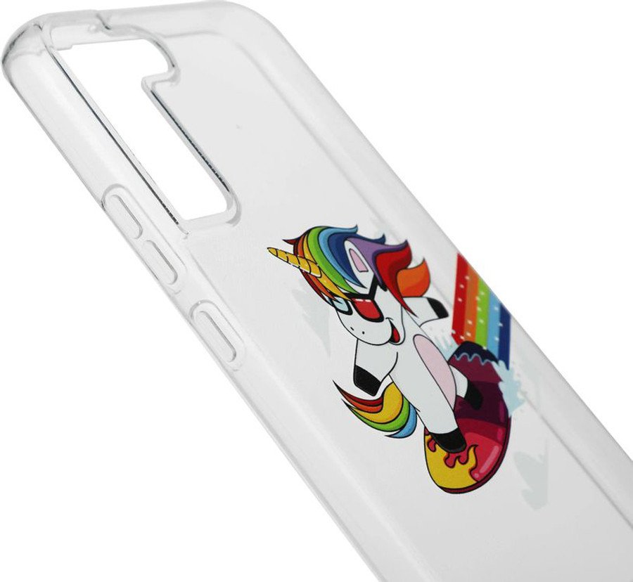 Чехол для телефона BoraSCO ArtWorks для Samsung Galaxy S22+ 51472 (прозрачный/рисунок)
