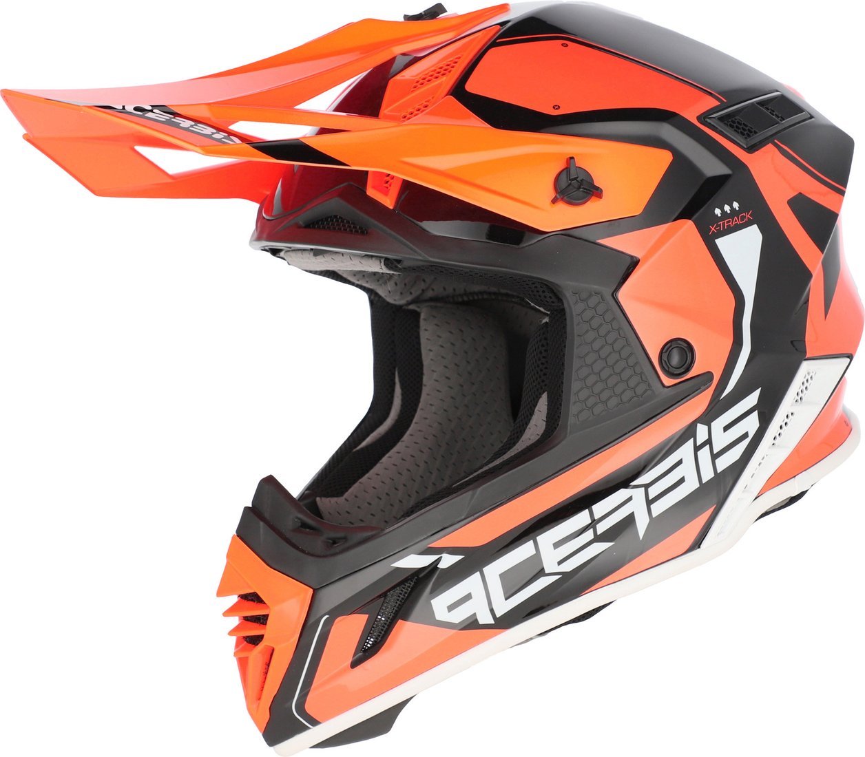 Мотошлем Acerbis X-Track 22-06 0025032.209.069 (XXL, оранжевый/черный)