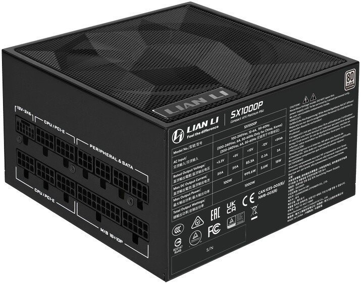 Блок питания Lian Li SX Platinum 1000 G9P.SX1000P.B000.RU