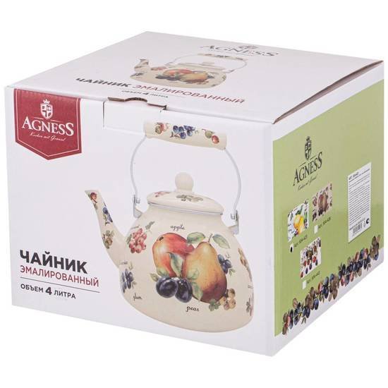 Чайник без свистка Agness Фрукты 934-428