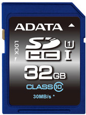 Карта памяти A-Data Premier SDHC UHS-I U1 (Class 10) 32 GB (ASDH32GUICL10-R)