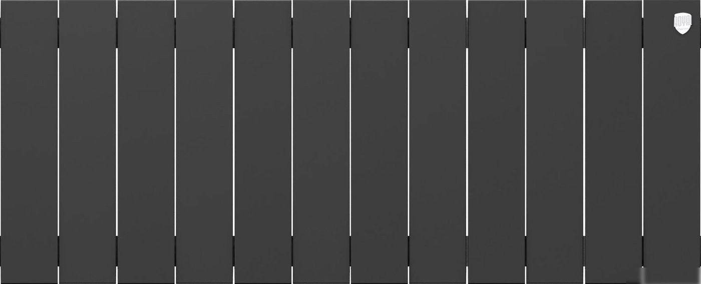 Биметаллический радиатор Royal Thermo PianoForte 300 Черный - 12 секций
