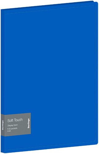 Папка для бумаг Berlingo Soft Touch DB4_30981 (синий)