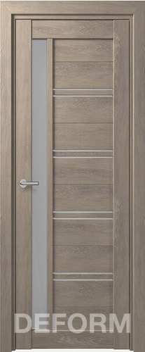Межкомнатная дверь Юркас Deform D19 ДО 70x200 (дуб шале седой/мателюкс)