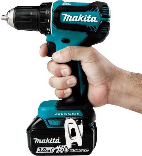 Дрель-шуруповерт Makita DDF485RF3J (с 3-мя АКБ, кейс)