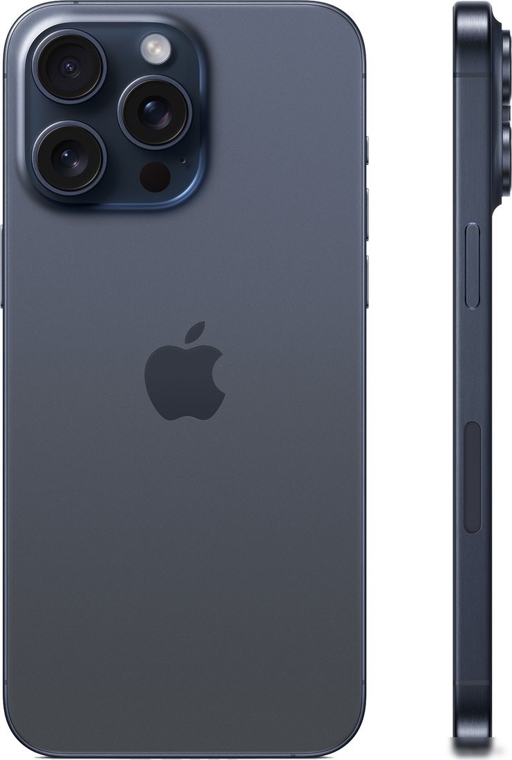 Телефон Apple iPhone 15 Pro Max 256GB (синий титан)