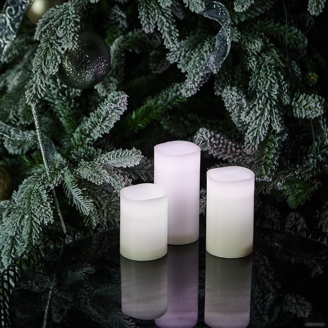 Новогодняя свеча Uniel ULD-F052 RGB RC CANDLE SET3 UL-00007259