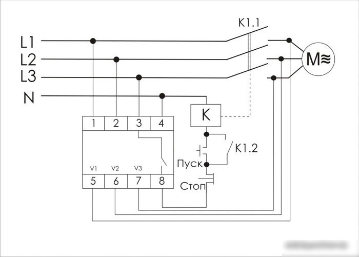 Реле контроля фаз Евроавтоматика F&F CZF-2BR EA04.003.003