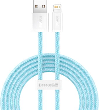 Кабель Baseus Dynamic Series Fast Charging Data Cable USB Type-A - Lightning (1 м, голубой)