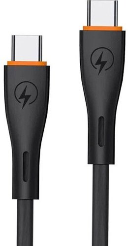 Кабель EOFE CC21 USB Type-C - USB Type-C (1 м, черный)