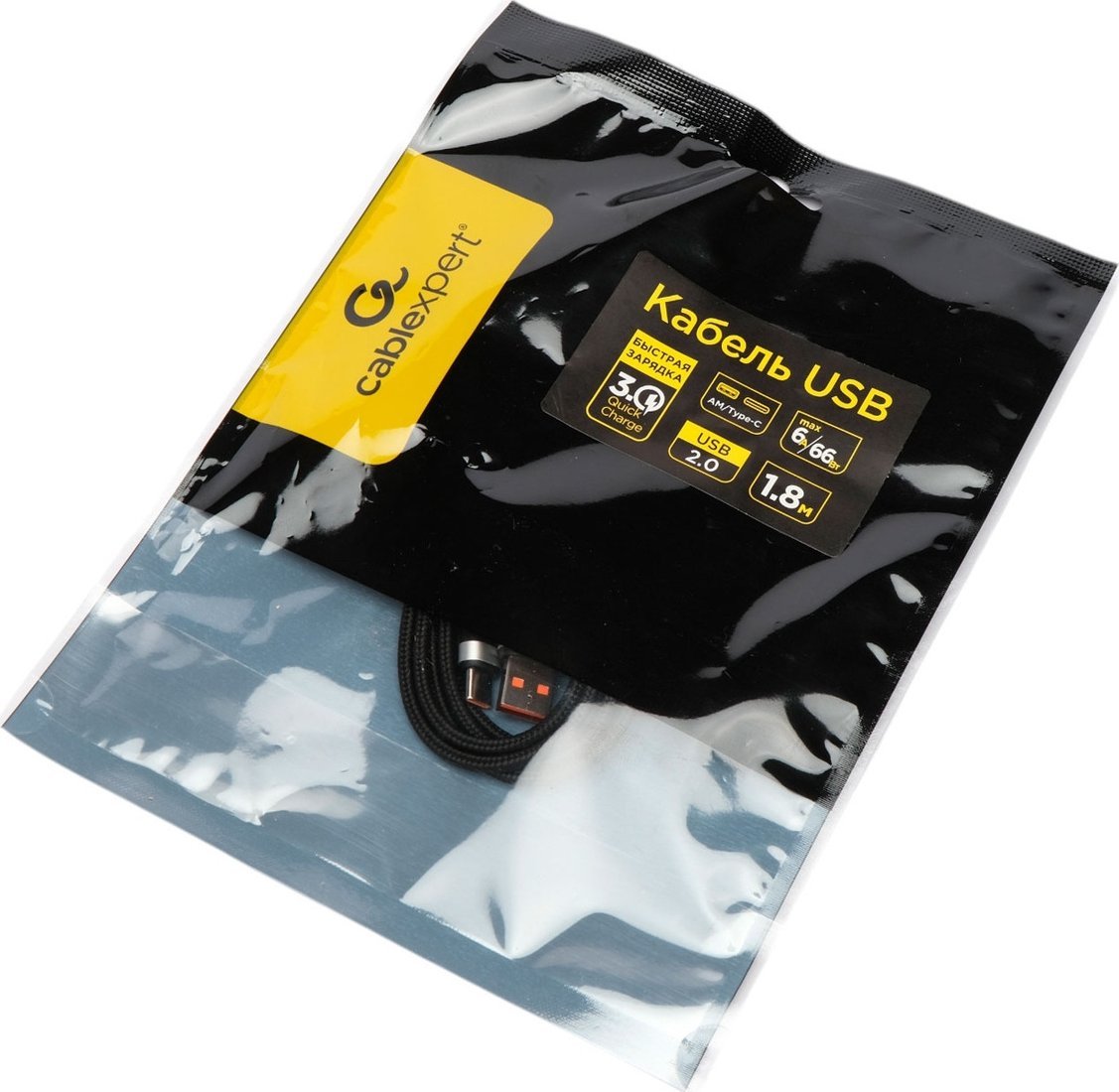 Кабель Cablexpert CCP-USB2-AMCM-66W-1.8M