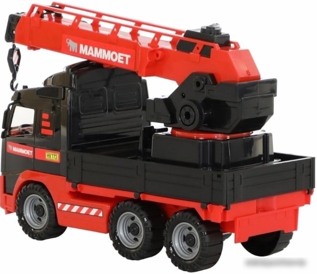 Игрушечный транспорт Полесье Автомобиль-кран с краном Mammoet Volvo 56979