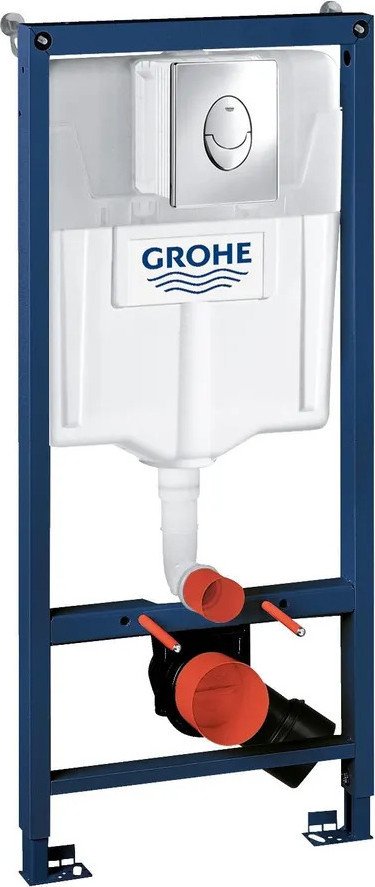Унитаз подвесной Grado GD-W204T + GROHE Rapid SL 38721001 (с кнопкой смыва)