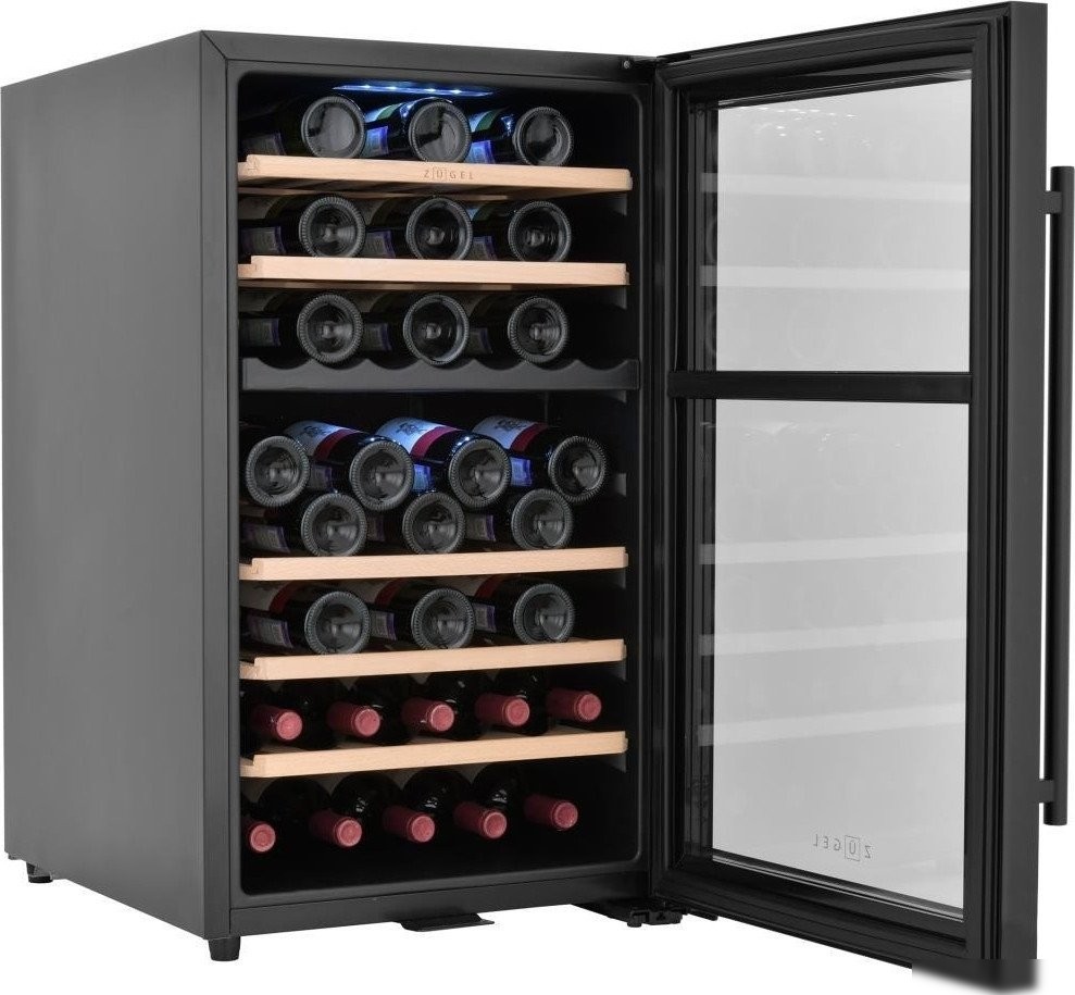 Винный шкаф ZUGEL ZCWF521DB Dual Zone