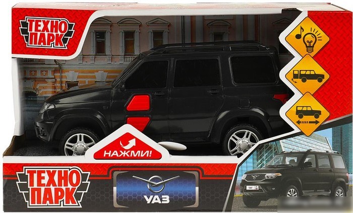 Внедорожник Технопарк Uaz Патриот PATRIOTBLACK-15PL-BK
