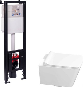 Унитаз подвесной Керамин Тобаго R МЛ Slim + Ани Пласт WC1310