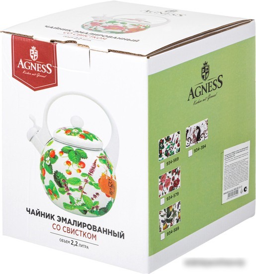 Чайник со свистком Agness Fruit Basket 934-569