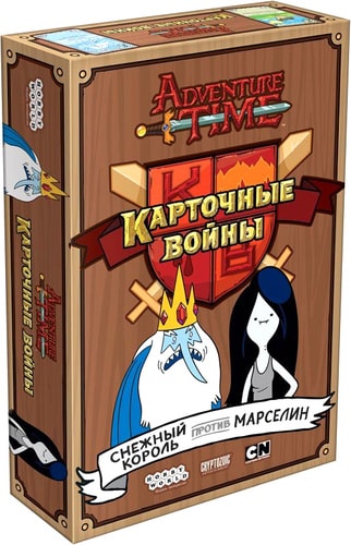 Настольная игра Мир Хобби Время приключений.Карточные войны:Снежный король против Марселин