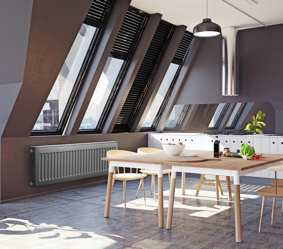 Стальной панельный радиатор Royal Thermo Compact C21-500-900 RAL9016